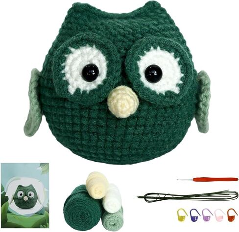 Fortilo Crochet Kit for Beginners 4PCS Colored Whale Crochet Animals with Step-by-Step Video Tutorials 30% Extra Yarn, Perfect for Gifts, Emotional Support, Ideal Knitting Kit for Adults, Kids in Saudi Arabia