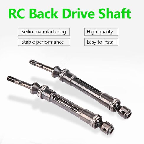 RC Drive Shaft,2 Pcs Metal Rear Drive Shaft for Slash 1/10 Short Truck SLA017 SLA018 RC Car Parts in Saudi Arabia