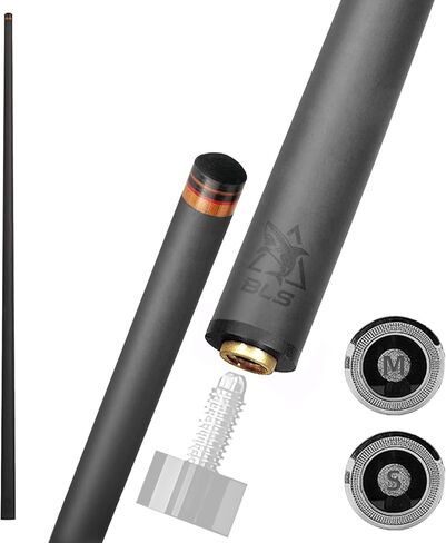 5/16-14 Carbon Pool Cue Single Shaft, Tip 12.4mm,11.8mm,12.9mm,10.5mm Low Deflection Technology, Ultra-Smooth, pro Taper, Easy to Control in Saudi Arabia