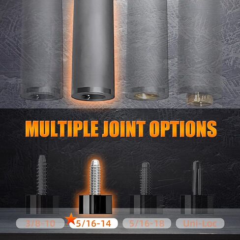 5/16-14 Carbon Pool Cue Single Shaft, Tip 12.4mm,11.8mm,12.9mm,10.5mm Low Deflection Technology, Ultra-Smooth, pro Taper, Easy to Control in Saudi Arabia