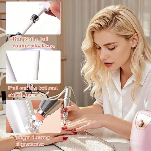 Mabor 6 Boxes Diamond Art Wax Refills, Refillable Diamond Dot Putty for Drill Pen, Red Wax Refills for Nail Art Rhinestone Pick-Up Tools and Accessories in Saudi Arabia