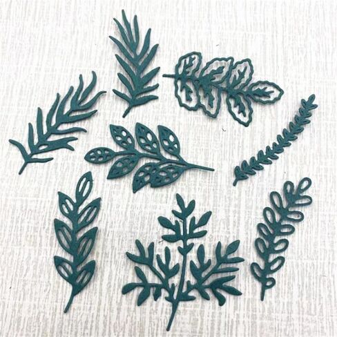 8PCS/lot Pretty Leaves Metal Cutting Dies Stencil Die Cut Scrapbooking Craft Stamps DIY Album Paper Cards Embossing Die in Saudi Arabia