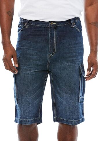 Liberty Blues Men's Big & Tall ™ Denim Cargo Shorts in Saudi Arabia