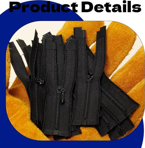 10 قطع من سحابات سوداء صغيرة من Kaihuiyyyt لملابس خياطة الدمى بطول 2.76 سم من النايلون مع سحّاب من سبيكة معدنية وسحّابات صغيرة ملونة لمحفظة الملابس DIY ملحقات الخياطة in Kuwait