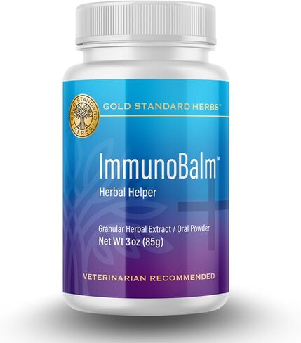 ImmunoBalm لتخفيف الحكة والالتهابات للكلاب من Gold Standard Herbs، مسحوق عشبي حبيبي طبيعي بالكامل (85 جرام) in Kuwait