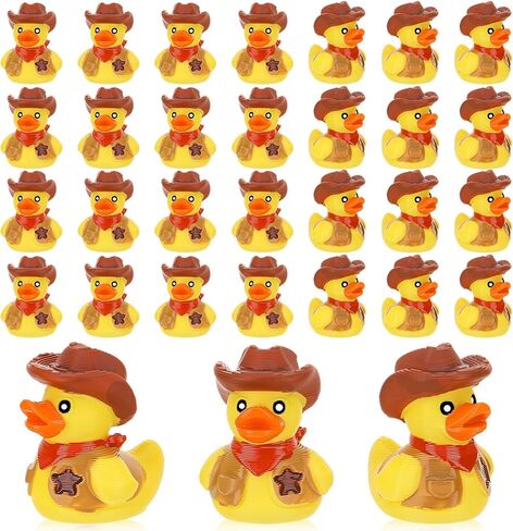32Pcs 3D Printed Ducks Toy Figures, Mini Ducks Bulk, Tiny Duck Figurine Dress up Toy for Party Favors Decorations for Crafts DIY Landscape Dollhouse Fairy Garden (Shark Duck) in Saudi Arabia