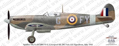 Kotare 1/32 British Spitfire Mk.Va K32002 in Saudi Arabia