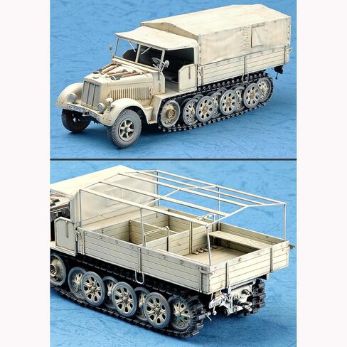 عازف البوق 01507 الألمانية Sd.Kfz.7 KM m11 مجموعة نماذج مركبة النقل العسكرية، مقياس 1/35، الإصدار المتأخر in Kuwait