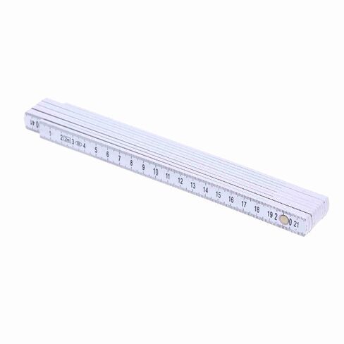 2M White Folding Plastic Ruler Portable Foldable Measuring Tool for Tailoring Sewing and Handy Work in Saudi Arabia