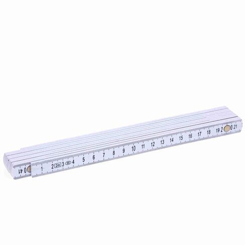 2M White Folding Plastic Ruler Portable Foldable Measuring Tool for Tailoring Sewing and Handy Work in Saudi Arabia