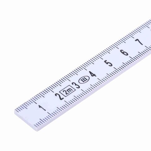 2M White Folding Plastic Ruler Portable Foldable Measuring Tool for Tailoring Sewing and Handy Work in Saudi Arabia