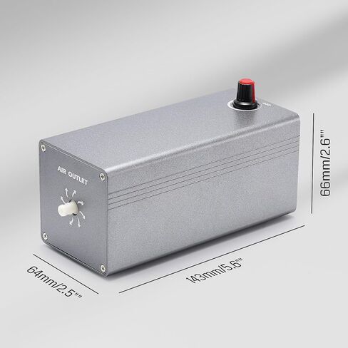 Genmitsu Air Assist Pump for Laser Cutter, Compatible with Genmitsu Kortek and Most CNC Milling or Laser Engraving Machine in The Market, Remove Smoke & Dust, Protect Desktop & Laser Lens in Saudi Arabia