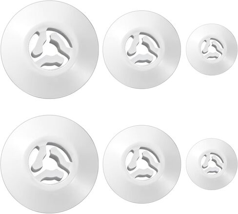 6 Pcs Spool Cap Sewing Machine Spool Pin Cap Small Medium Large Replacement Spools Caps White Sewings Replacement Parts Accessories 40 mm, 30 mm and 25mm for Most of Sewing and Embroidery Machines in Saudi Arabia