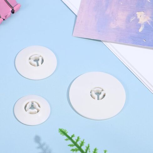 6 Pcs Spool Cap Sewing Machine Spool Pin Cap Small Medium Large Replacement Spools Caps White Sewings Replacement Parts Accessories 40 mm, 30 mm and 25mm for Most of Sewing and Embroidery Machines in Saudi Arabia