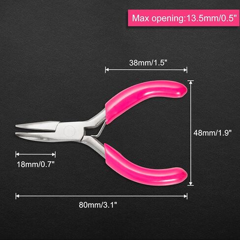 3 Inches Mini Bent Nose Pliers for Jewelry Making Bent Chain Nose Pliers Jewelry Making Plier Tools Mini Plier for Jewelry Making Supplies in Saudi Arabia