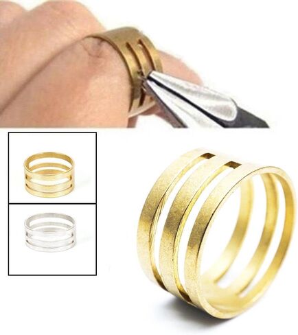 Jump Ring Stainless Steel Plier DIY Round Circle Hand Making Opening Closing(Stainless Steel) in Saudi Arabia