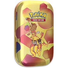 Pokémon TCG: Scarlet & Violet—151 Mini Tin – Kadabra وHitmonlee (حزمتان معززتان، 1 عملة و1 بطاقة فنية) in Kuwait