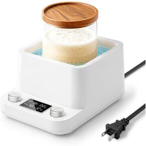 Sourdough Starter Warmer – Water Bath Uniform Warming, Precise 1°F Thermostat (70–104°F), 198H Timer, Fits Jars Up to 50oz, Sourdough Kit for Sourdough Home Baking & Consistent in Saudi Arabia