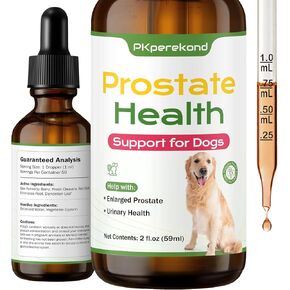 دعم صحة البروستاتا للكلاب، يخفف من تضخم البروستاتا، يدعم صحة المسالك البولية، التردد الطبيعي، يعزز صحة المناعة بشكل عام، مكمل عشبي طبيعي، 2 أونصة (59 مل) in Kuwait