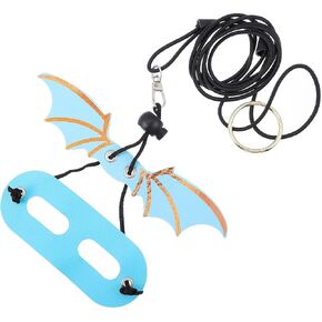 Luxshiny 5pcs Adjustable Blue Reptile Harness Leash Set with Wing Design for Small Lizards and Geckos, Lightweight Pet Traction Belt for Outdoor Walking and Travel in Kuwait