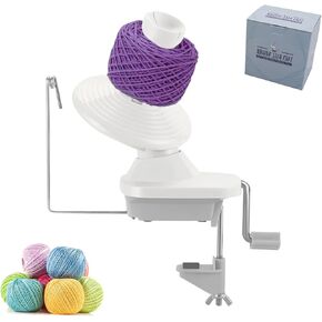 IFQKNUYL Yarn Winder,Manual Ball Winder for Crocheting,10(3.5) oz Efficiently Compact Cake Roller for Crocheting,Low Noise, Portable Ball Spinner for Crocheters&Knitters(Gray) in Saudi Arabia