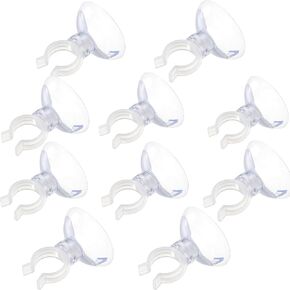 مجموعة مشابك لأكواب الشفط لحوض السمك، حامل خط هواء لخزان الأسماك، بلاستيك شفاف لمستلزمات الأسماك الزجاجية وخزان الأسماك، ديكورات أنابيب الطيران الشفافة، أعشاش الروبيان والزواحف in Kuwait