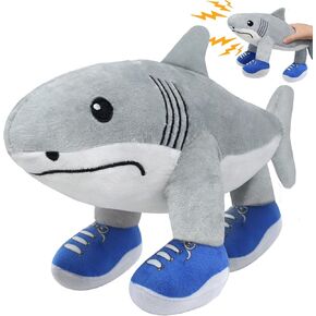 Plush with Sound - Italian Brainrot Toys, Tralalero Tralala Toy Steal A Brain Rot Soft Stuffed Meme Doll, Shark Plushies for Easter Basket Stuffers, Funny Birthday/Easter Gifts for Kids, Teens in Saudi Arabia
