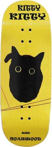 15s PRO Fingerboard Deck (5-Layer Colour Maple Wooden Pro Concave 35 x 98mm Handmade Deck + 2 Grip Tape) Cat Deck in Kuwait