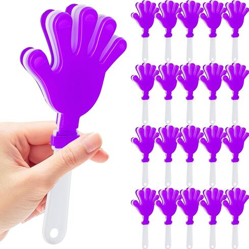 36 Pcs Hand Clappers for Sporting Events Loud Plastic Noisemakers for Football Basketball Baseball Fans(Red and Black) in Saudi Arabia