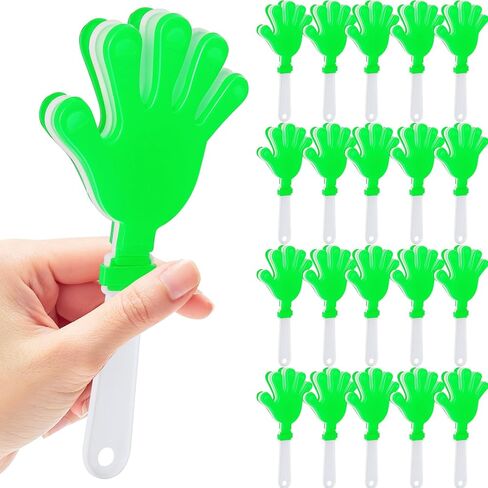 36 Pcs Hand Clappers for Sporting Events Loud Plastic Noisemakers for Football Basketball Baseball Fans(Red and Black) in Saudi Arabia