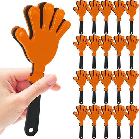 36 Pcs Hand Clappers for Sporting Events Loud Plastic Noisemakers for Football Basketball Baseball Fans(Red and Black) in Saudi Arabia