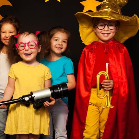 besportble، لعبة البوق الذهبي للأولاد والبنات، قرن بوق واقعي للعروض المسرحية، وممارسة الموسيقى واللعب التعليمي، آلة موسيقية ممتعة للبنين والبنات in Kuwait