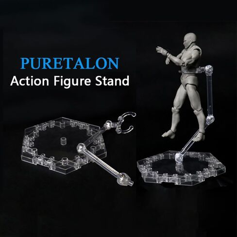 حامل شخصيات الحركة، 6 قطع قاعدة حامل عرض شخصيات الحركة قابلة للتعديل متوافقة مع دمية جاندام، حامل دعم النموذج مع مفك البراغي in Kuwait