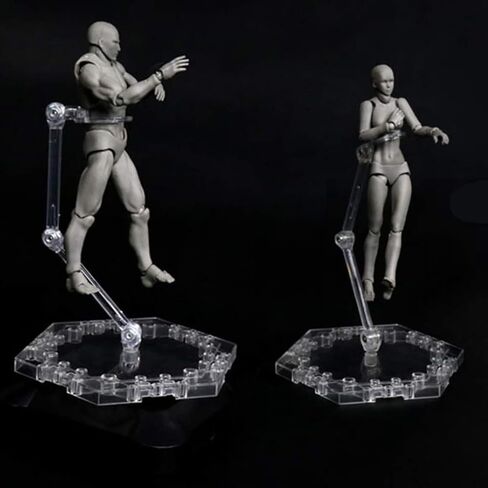 حامل شخصيات الحركة، 6 قطع قاعدة حامل عرض شخصيات الحركة قابلة للتعديل متوافقة مع دمية جاندام، حامل دعم النموذج مع مفك البراغي in Kuwait