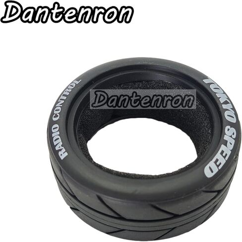 1/10 On Road Tires RC Soft Rubber Street Touring Tyres OD 65mm For 1:10 Rally Racing Drift Car Tamiya TT01 TT02 XV01 TA06 A959 PTG2 HPI KYOSHO HSP PTG2 Traxxas RC On-Road Wheels Rims 4PCS in Saudi Arabia