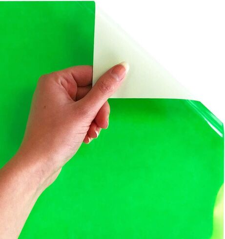 Siser EasyWeed Heat Transfer Vinyl 11.8" x 5ft Roll (Fluorescent Green) - - Compatible with Siser, Cricut, Silhouette and Other Craft/Professional Cutters - CPSIA Certified in Saudi Arabia