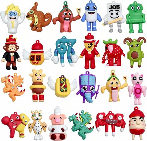 24PCS Steal a Brainrot Figure Set – Italian Brainrot Character Display Collection, Brainrot Figure Desk Decor, Steal a Brainrot Gifts for Fans in Saudi Arabia