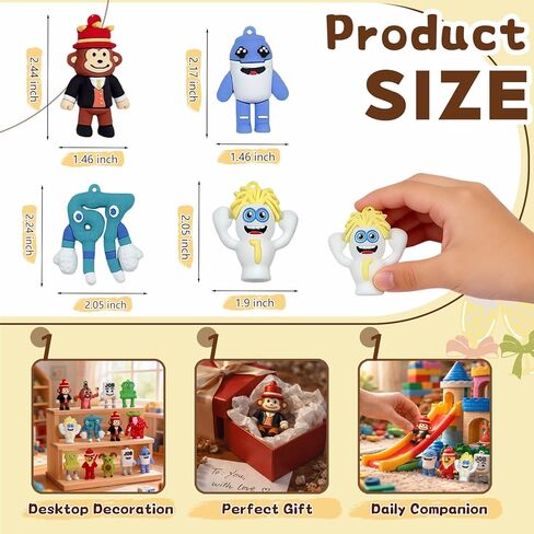 24PCS Steal a Brainrot Figure Set – Italian Brainrot Character Display Collection, Brainrot Figure Desk Decor, Steal a Brainrot Gifts for Fans in Saudi Arabia