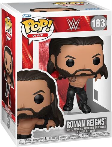 فانكو بوب! WWE: Roman Reigns - مجسم من الفينيل قابل للتجميع - فكرة هدية - بضائع رسمية - ألعاب للأطفال والكبار - عشاق الرياضة - مجسم نموذجي لهواة الجمع والعرض in Saudi Arabia