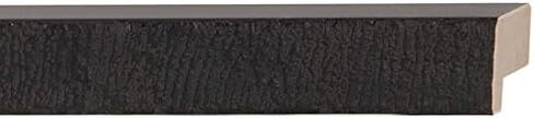 CountryArtHouse Picture Frame Moulding (Wood) 100ft bundle - Traditional Black Finish - 0.75" width - 9/16" rabbet depth in Saudi Arabia