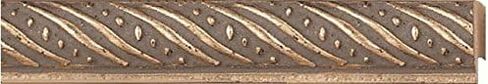 CountryArtHouse Picture Frame Moulding (Wood) 100ft bundle - Ornate Silver Finish - 0.625" width - 5/8" rabbet depth in Saudi Arabia