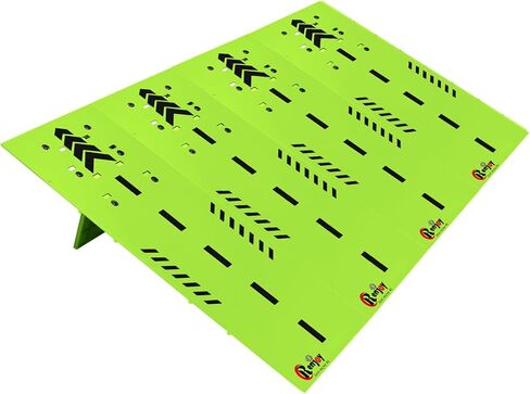 RC Car Jump Ramp Takeoff Board RC Ramp for Jumping Stunt Playset for 1/14 1/16 1/18 1/24 Remote Control Model Car, 4 Boards (Green) in Saudi Arabia