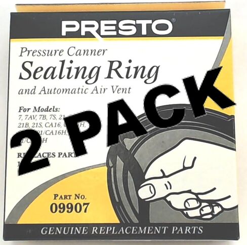 2-Pack Pressure Cooker Sealing Ring Gasket Compatible with Presto 09907 in Saudi Arabia