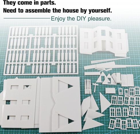 HO Scale Model Haunted House Kit Not-Built Building for Model Railroad JZHO6883JJ in Saudi Arabia