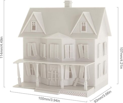 HO Scale Model Haunted House Kit Not-Built Building for Model Railroad JZHO6883JJ in Saudi Arabia