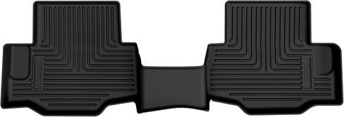 Husky Liners Weatherbeater Floor Mats | Fits 2024-2025 Mazda CX-90 | Front & 2nd Row, 3-pc Black - 95481 in Saudi Arabia