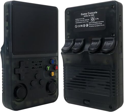 2025 New R36S Retro Handheld Game Console with 128G 3.5 Inch IPS Screen Built-in 15000 Games Open Source Linux System 640x480 Resolution Portable Pocket Video Player (Red) in Saudi Arabia