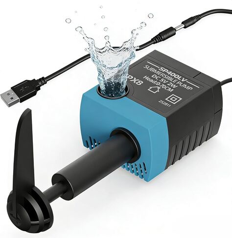 مضخة نافورة مياه للقطط SP-400LV، مضخة بديلة USB لنوافير الحيوانات الأليفة، جهد منخفض هادئ، آمنة وسهلة التنظيف، متوافقة مع السيراميك والفراشة والفولاذ المقاوم للصدأ و360 موزع مياه للكلاب والقطط in Kuwait