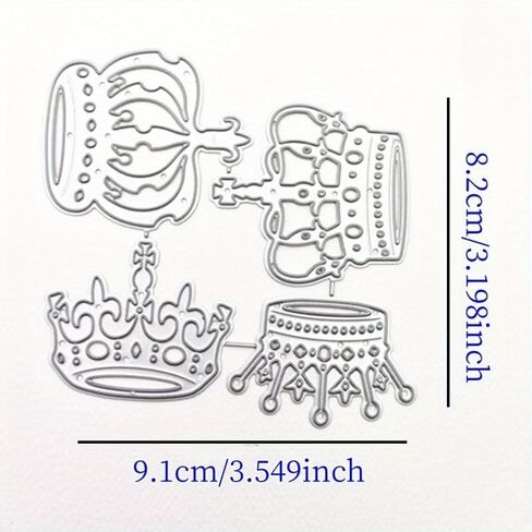 Crown Metal Cutting Die Mould Scrapbook Decoration Embossed Photo Album Decoration Card Making DIY Handicrafts in Saudi Arabia