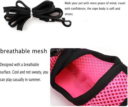 سرج أرنب مع مقود مقاوم للهروب، سترة شبكية ناعمة على شكل أرنب بإبزيم قابل للتعديل للهامستر الخنزير الغيني الذي يمشي على شكل حيوانات صغيرة للحيوانات الأليفة، أحمر L in Kuwait